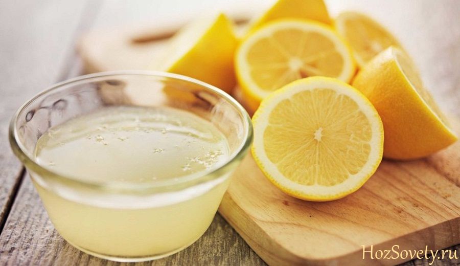 чистка лимонной кислотой