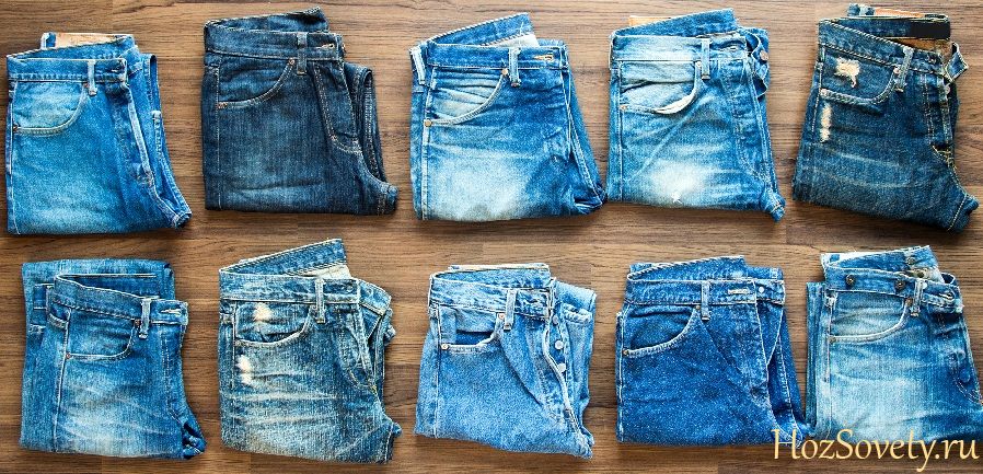 как стирать джинсы